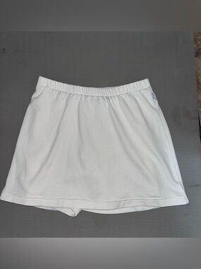 Nike Womens White Athletic Skort XS Fit Dry Tennis Golf Skirt Built In Shorts